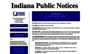 Indianapublicnotices.com thumbnail
