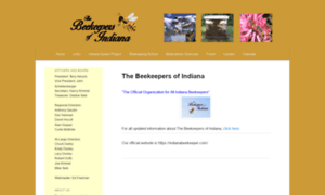 Indianastatebeekeepers.org thumbnail