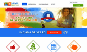 Indianateendriving.com thumbnail