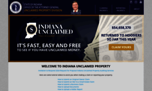 Indianaunclaimed.gov thumbnail