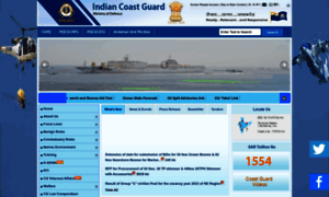 Indiancoastguard.gov.in thumbnail