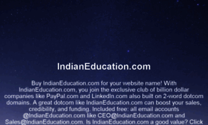 Indianeducation.com thumbnail
