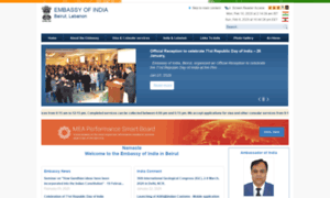 Indianembassybeirut.org thumbnail