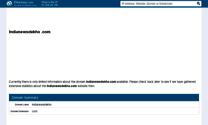 Indianewsdekho.com.ipaddress.com thumbnail