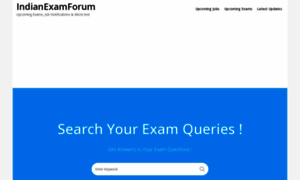 Indianexamforum.com thumbnail