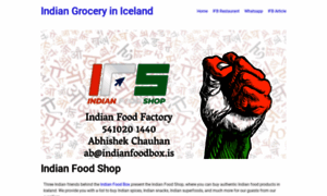 Indianfoodshop.is thumbnail