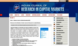 Indianjournalofcapitalmarkets.com thumbnail