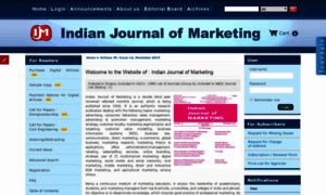 Indianjournalofmarketing.com thumbnail