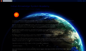 Indianknowledgesystemacademy.blogspot.com thumbnail