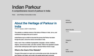 Indianparkour.org thumbnail