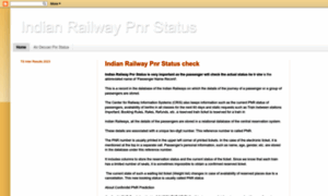 Indianrailway-pnrstatus.blogspot.in thumbnail