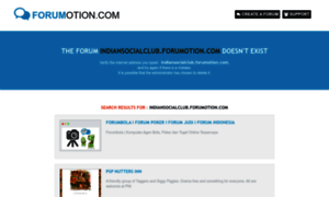 Indiansocialclub.forumotion.com thumbnail