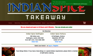 Indianspicetakeaway.co.uk thumbnail