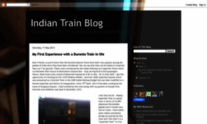 Indiantrainblog.blogspot.in thumbnail