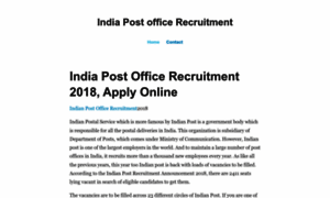 Indiapostofficerecruitment2018.wordpress.com thumbnail