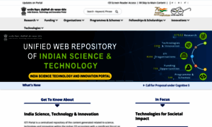 Indiascienceandtechnology.gov.in thumbnail