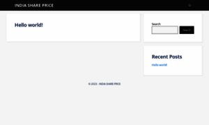 Indiashareprice.com thumbnail