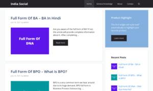 Indiasocial.in thumbnail