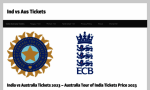 Indiavsaustraliatickets.com thumbnail