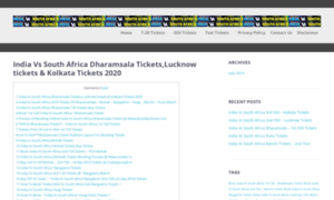 Indiavssouthafricatickets.in thumbnail