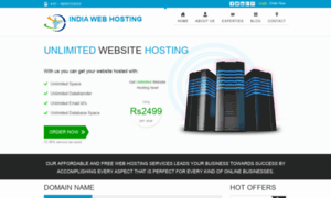 Indiawebhosting.com thumbnail