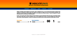 Indicatifs-pays.com thumbnail