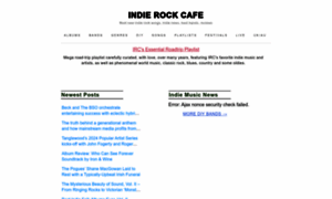 Indierockcafe.com thumbnail