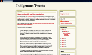 Indigenoustweets.blogspot.com thumbnail