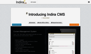 Indira-cms.com thumbnail