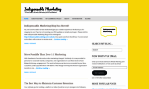 Indispensablemarketing.wordpress.com thumbnail