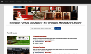 Indonesia-furniture-manufacturer.com thumbnail