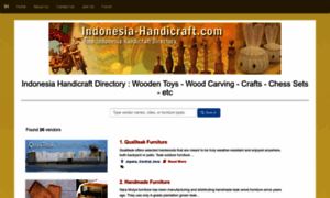 Indonesia-handicraft.com thumbnail