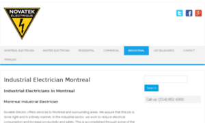 Industrial-electrician-montreal.ca thumbnail