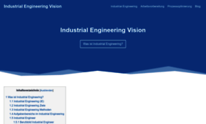 Industrial-engineering-vision.de thumbnail