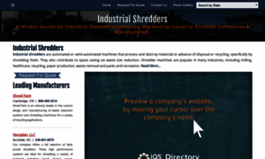 Industrial-shredders.com thumbnail