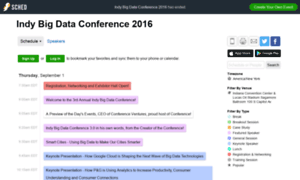 Indybigdataconference2016.sched.org thumbnail