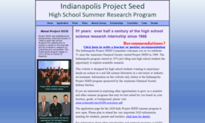 Indyprojectseed.org thumbnail