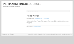 Inetmarketingresources.com thumbnail