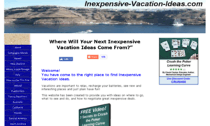 Inexpensive-vacation-ideas.com thumbnail