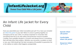 Infantlifejacket.org thumbnail