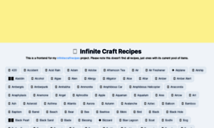 Infinite-craft-recipes-web.vercel.app thumbnail