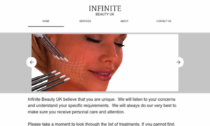 Infinitebeautyuk.com thumbnail