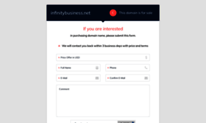 Infinitybusiness.net thumbnail