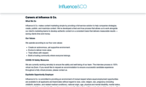 Influence-and-co.workable.com thumbnail