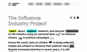 Influenceindustry.org thumbnail