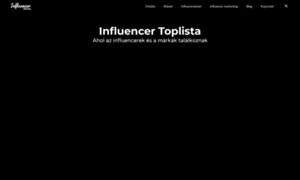 Influencertoplista.hu thumbnail
