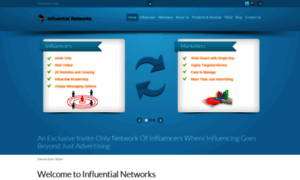 Influentialnetworks.com thumbnail
