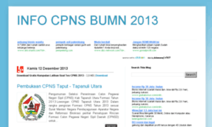 Info-cpns-bumn.blogspot.com thumbnail