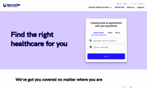 Info.myhealth1st.com.au thumbnail