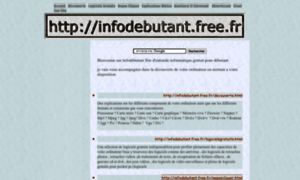 Infodebutant.free.fr thumbnail